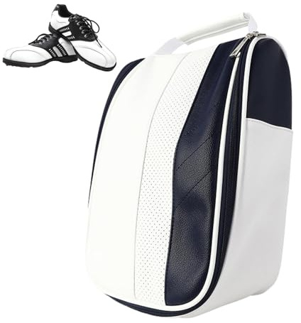 Golfschuhtasche – Golfschuh-Tragetasche, wasserdichte Schuh-Organizer-Tasche mit Reißverschluss | Golfschuhträger, Sportschuhtasche, Golfzubehör, für Radfahren, Golf, Reisen, Fitnessstudio, Tanzen
