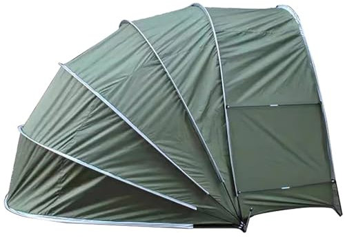 Bike Shed Tent Outdoor, Hanging motorcycle shed tent, Storage Tent Waterproof Motorcycle Shelter, Bike Cover Mountain Bikes Storage, Semispiral shell Motorbike Bike Tent Cover Shed green