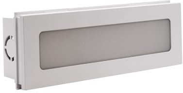 Dopa Dopastore Lampada da Parete Segnapasso da Incasso LED 6W Design Rettangolare con Interno Piatto Tecnologia CCT Integrata per Esterni IP65 (Bianco)