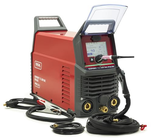 WIG Schweißgerät Bestschweissen.de Ideal Expert TIG 201 DC Pulse Pro3.5 LCD 230V 200A Inverter 2T/4T HF Alu Welder