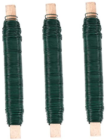 Toddmomy 3pièces Lot De Fils De Reliure Pour Diy Floral Flexible Et Pratique Pour Bouquets Et Loisirs Créatifs Attaches Pour Tiges De Fleurs