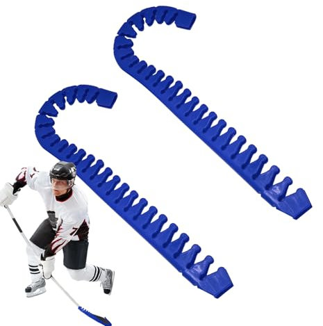 2 Stück Hockey Umhüllung, Eishockeyschläger-Schutz, Hockeyschläger-Klingenschutz, Hockeyschlägerschutz für Off-Ice-Übungen und Training, Passend für Alle Kurvenformen und Größen