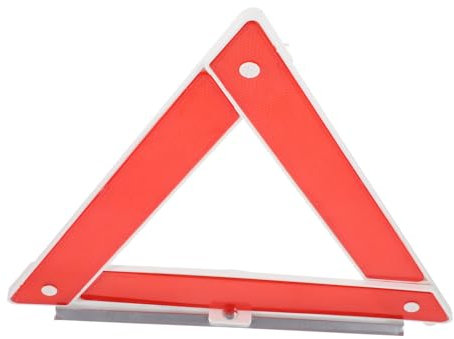 HEALEEP Triangle De Signalisation Sécurité Voiture Dirigé Panneau D'avertissement Urgence Réfléchissant Auto Signe du Triangle De Présignalisation Plastique