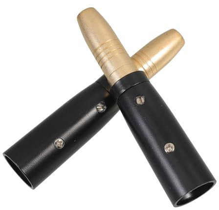 LABRIMP 2pièces Adaptateur Pouce vers XLR Femelle Broches Connecteur pour Prise Microphone Coupleur XLR Femelle