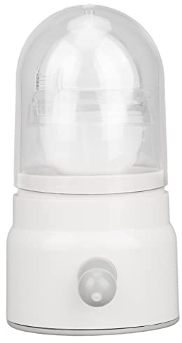 Shaker per uova Scrambler Girauova manuale Creatore per uova dorate Utensile da facile da usare per cucinare in casa Plastica e silicone 15,5 x 8 cm (Bianca)