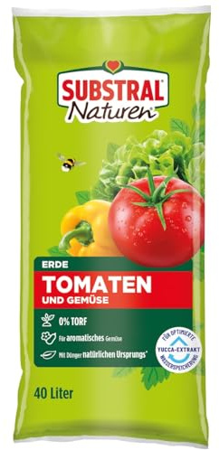 SUBSTRAL® Naturen® Terreau pour tomates et légumes, sans tourbe, 40 l