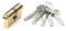 Yale, YL63030LTDE, Cilindro de Seguridad, YL6 DS, Doble Embrague, Leva Larga, Llave - Llave, Latonado, 30 x 30 mm
