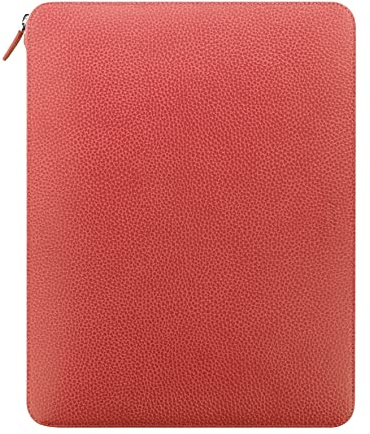 Filofax Finsbury A4 Folio mit Reißverschluss, Rot