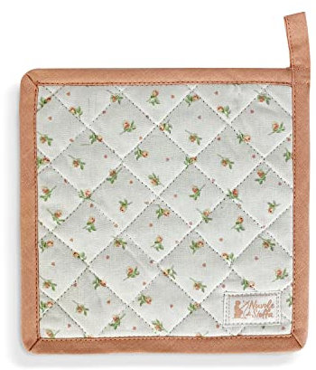 Presina da forno Nuvole di Stoffa cotone cucina Shabby chic Annette fiori 5261