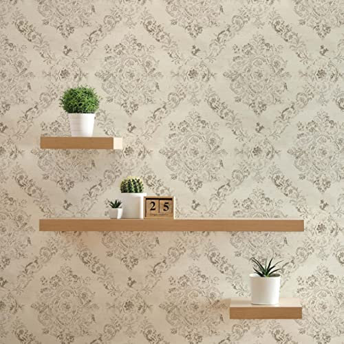 TADESSI WTD 1848 Baroque Nicolo M1-No.1848 Papier peint intissé Blanc nacré