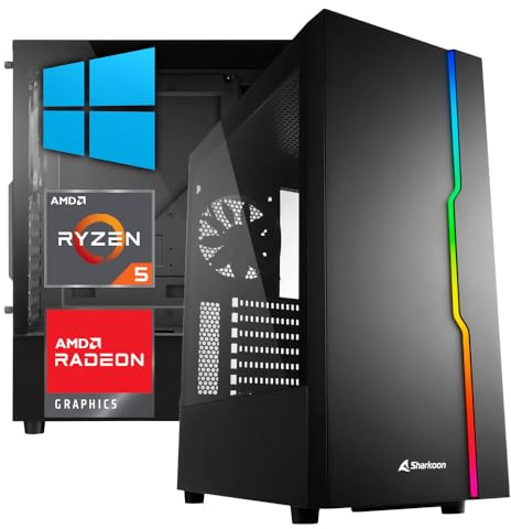 PC GAMING AMD RYZEN 5 4600G 4,20 Ghz - Ram 16 GB - SSD M.2 500 GB - USB 3.0 - WI-FI - Windows 10/11 Professional