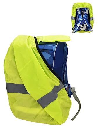 Willingood Kinder Regenhülle Schulranzen, wasserdicht mit Reflektoren | Kompatibel mit ergobag, Scout, Step by Step, McNeill, DerDieDas, coocazoo – Für fast alle gängigen Schulranzen-Marken.