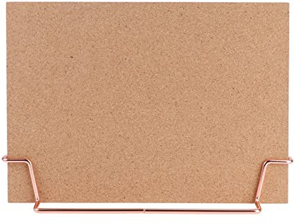 TOYANDONA Reißzwecke Desktop-board Memoboard Mit Metallständer Weltkarte Pinnwand Fototafel Message Board Tischständer Großer Korken Plakatwand Klassentafel Büro Bambus Korkplatte