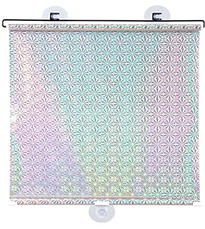 Verdunkelungsrollo, Saugnapf-Thermo-Rollos, stanzfrei einziehbarer Balkon-Sonnenschutz, Sonnenschutz-Isolierung, Schattierungsvorhang, Fenster-Rollo, Küche, Büro, Auto, Sichtschutz (B 58 x H 125 cm (2