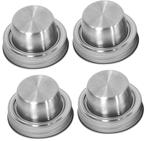Garneck Drinks Shaking Lids for Jars Multi-function Spice Bottle Lids Easy to Use