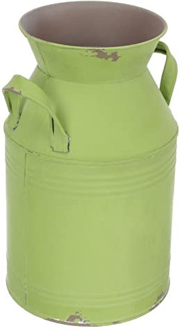 Cabilock Vintage Iron Flower Pot Bucket Handles for Dried Flowers Garden Containers and Plant Display