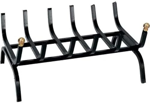 Brucialegna 50 cm - pomelli in ottone - brucialegna per stufa e camino