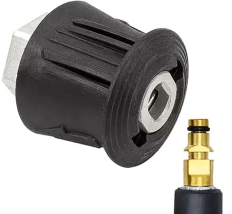 FiTspi Raccordo rapido ad alta pressione per pistola Karcher tubo connettore e idropulitrice, adattatore per tubo M22 14 mm per serie Karcher