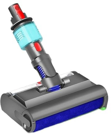 WSKZBXSI Cepillo De Lavado Compatible con Dyson V7, V8, V10, V11 Y V15. Cabezal De Trapeador Eléctrico Húmedo Y Seco con Luz Verde. Limpia Y Seca Pisos Duros.