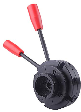 Mandrino rotante autocentrante a 4 ganasce M33 + M18 4 pollici mandrino tornio con chiave esagonale, mandrino tornio per piccoli tornitori