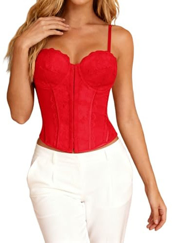 Corset Mujer Corset Vampira White Top Morado Mujer Naranja Pirata Corsé Negro Corse Marron Gotico Blanco Marrón Vestido Retro Ropa Gótica Azul Oversize Y Rojo Verde Coraet Pink Fucsia Cordet Coset