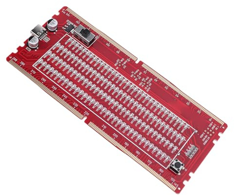 SEAFRONT RAM Memory Tester Card DDR5 RDIMM Server Desktop Slot with LED Light Dual Power Supply for Motherboards Open Short Circuit Detection