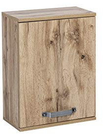 Schildmeyer Milan Hängeschrank 134884, Eiche Landhaus Dekor, 40.3 x 20 x 54.5 cm