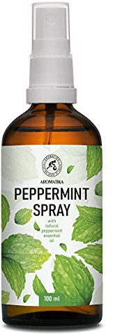 Spray Profumato 100ml per Ambiente con Olio Essenziale - Fragranza Menta Piperita - Spray Profumato per Tessuti e Casa - Nebbia per Ambienti - Deodorante per Ambienti - Vaporizzatore per Ambienti