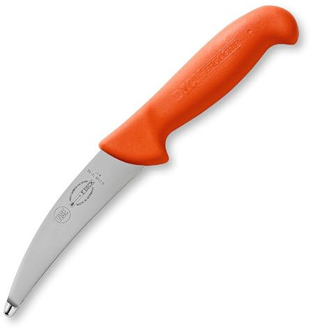 F. Dick Gekrösemesser/Jagdmesser ErgoGrip (Klinge Messer 12 cm, Messerstahl rostfrei, 56 HRC) - 82139121-53 - Orange
