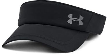 Under Armour Mens M Iso-chill Launch Visor Cap, Men's Cap with Reflective Details, Running and Golf Cap Black