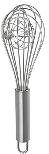 Frusta da cucina con sfera in acciaio, 20 cm