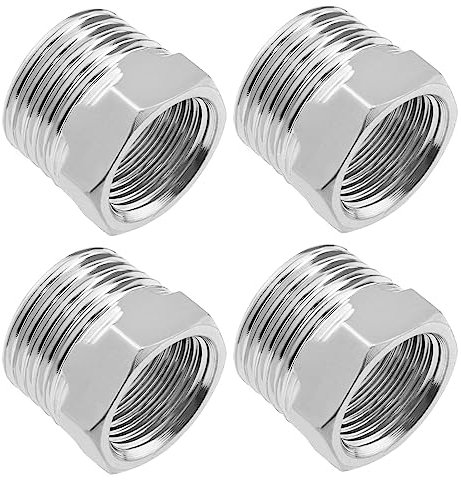 Be In Your Mind 4 pezzi 1/2 maschio a 3/8 femmina connettore tubo dell'acqua riduttore raccordi raccordi riduttore accessori per tubi radiatori serbatoi d'acqua impianti sanitari