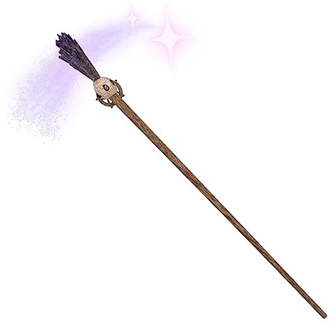 Tebinzi Bastone Magico della Pietra preziosa di Cosplay,Foto Prop Bacchetta Magica Bacchette magiche da Mago - Collezione Photo Prop Gemstone Professor Wand for
