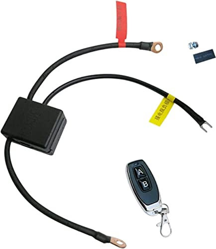 ELEGAM Motorrad-Lenkerschalter, Lenkerschalter, kabellose Fernbedienung, Batterietrennschalter, Trennschalter zur Verhinderung von Leckstrom, 12 V, 50 A (Größe: Dual) (Größe: Dual) (Size : Single)