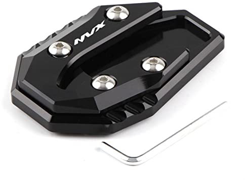 WARFEL Seitenständer Vergrößern Seitenständer Für Y&amaha NVX155 AEROX155 NVX AEROX 2015-2018 Motorradzubehör Seitenständer Fußvergrößerer (Color : NMX Black)