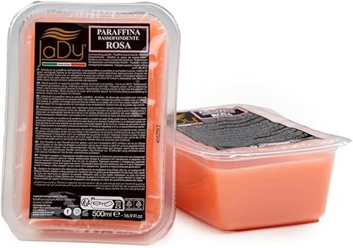 JaDy | Paraffinwachs für Hände & Füße | 1 kg, Rosa, 2 x 500 g | Feuchtigkeitspflege, einfache Anwendung, fördert Wohlbefinden | Wellness & Entspannung zuhause