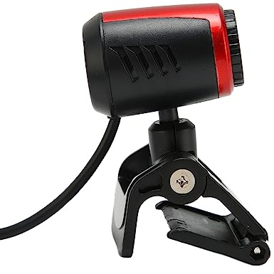 USB 2.0 HD Webcam Kamera mit Mikrofon, 360 Grad Drehung, passt für Computer und Laptop, Skype und MSN kompatibel