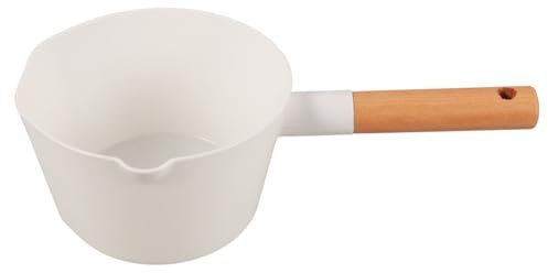 Mikinona Louche à Eau Cuisine En Bois Long Manche Ergonomique Cuillère à Eau Polyvalente Pour Salle De Bain Restaurant Et Jardin Ustensile Pratique