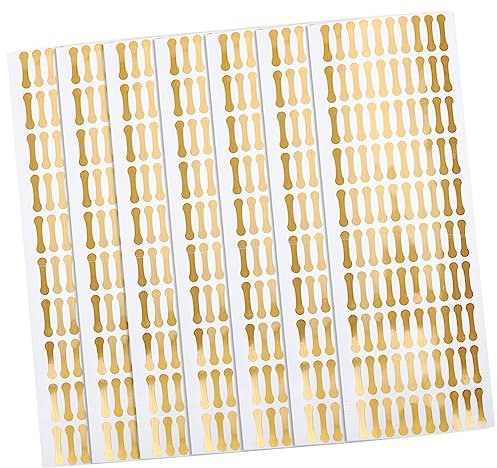 Veemoon 500pcs Tamper-evident PVC Stickers 2x0.5cm Self-Adhesive Security Labels Tamper Proof Tape for Bottle Sealing and Freshness Protection