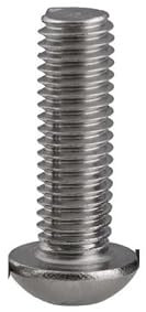 Tornillos de cabeza plana hexagonal, de acero inoxidable 316 DIN7380, de cabeza semicircular, M3, M4, M5, 10-20 unidades(18mm,M4(10pcs))