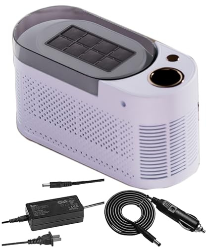 XHSMYXGS Mini Machine à glaçons silencieuse, 8 Cubes Toutes Les 15 Minutes, Faible consommation d'énergie, poignée intégrée, Machine à Glace Portable pour Bureau à Domicile, Camping, Voyage (Purple)