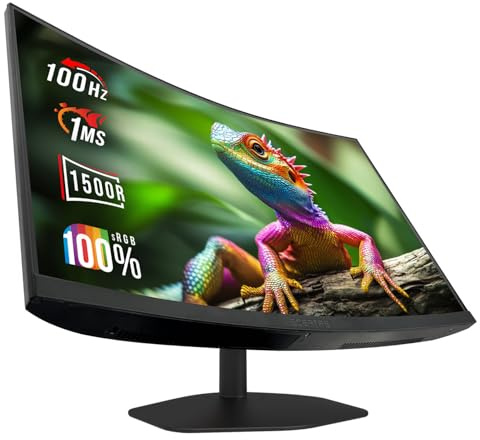 Sceptre New Curved 27-inch Gaming Monitor 100Hz 1500R DP HDMI Build-in Speakers 2025
