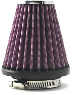 NXLJA Detergente per Filtro Aria Filtro Aria per Moto, Filtro di Aspirazione Aria Universale da 51 Mm per Minimoto, Filtro A Cono per Aspirazione Aria Fredda