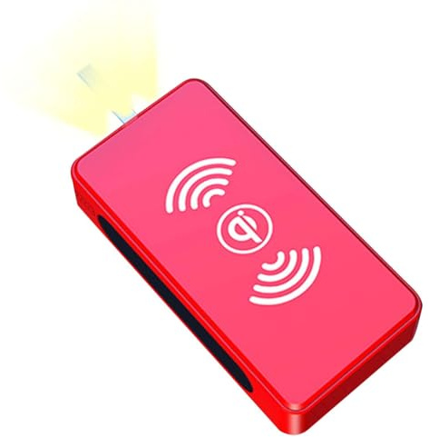Power Bank - Power Bank solari da 500000 mAh | Caricabatterie portatile impermeabile a ricarica rapida con torce a LED | Alimentatore for ricarica mobile wireless solare(Red)