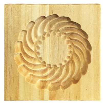 User-friendly wooden biscuit mold, smooth surface design, perfect for cookies, chocolates, candies, kitchen baking accessories, retro kitchen utensils