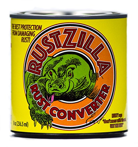 RUSTZILLA 856557004226 Rust Converter and Remover, Professional Strength for All Metals Including Stainless Steel, Steel, Cast-Iron, 32 oz.