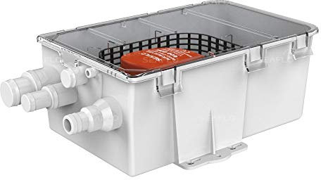 LIGHTEU®, sistema de sumidero de ducha de 47 LPM, bomba de agua de sentina automática de 12 V 750 GPH