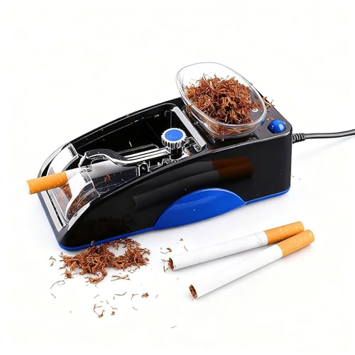 RNTCLAWCT Electric Cigarette Tobacco Rolling Automatic Roller Maker Mini Machine, Men's Father's Best Present
