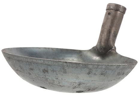 TINEASUR Pala De Cribar Metal para Limpieza De Lodo y Estiércol, Herramienta Profesional Vertical Agujeros para Desagües y Pozos Sépticos, Resistente y Reutilizable, Uso Construcción