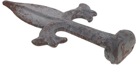 Angoily Wrought Iron Fence Accessories Decorative Fence Post Toppers Metal Head